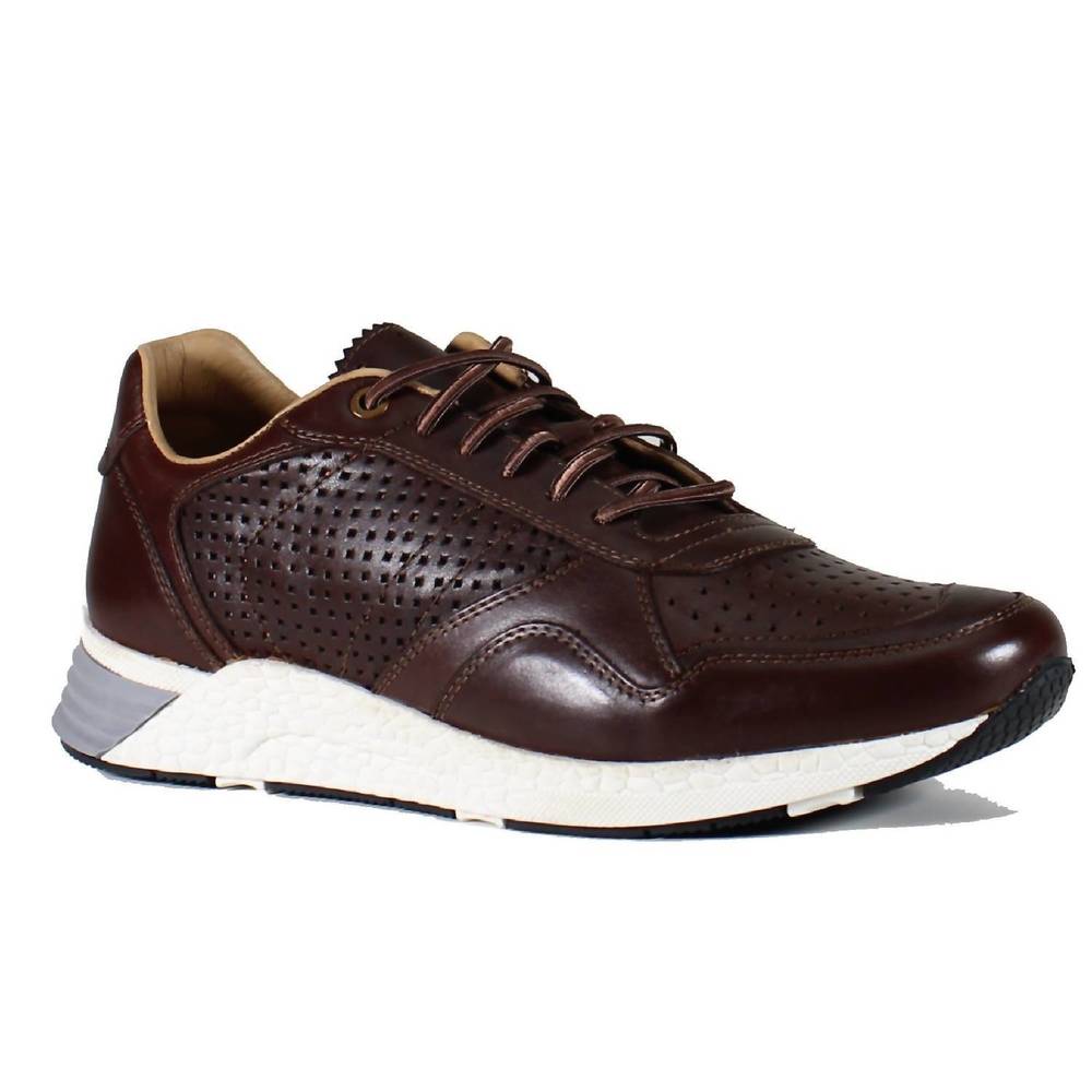 NEW DIBA TRUE men's ra low down sneaker in chocolate